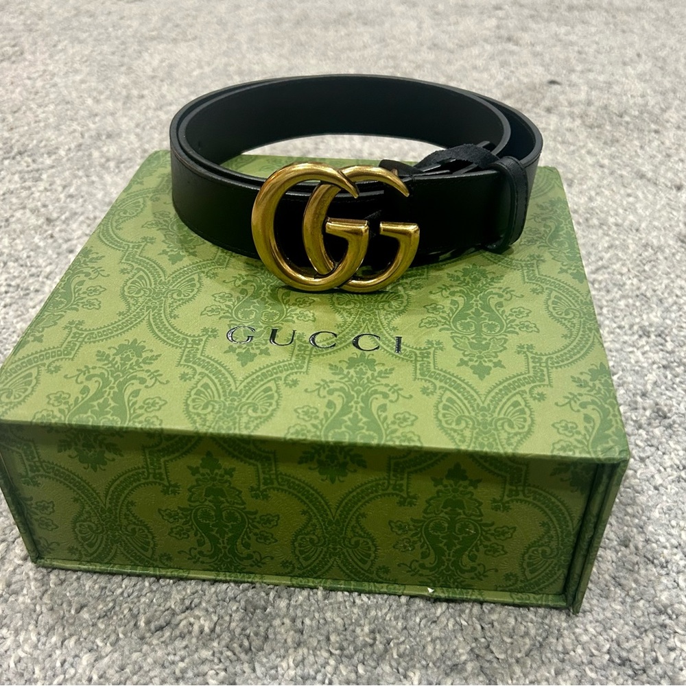Gucci belt Gold GG